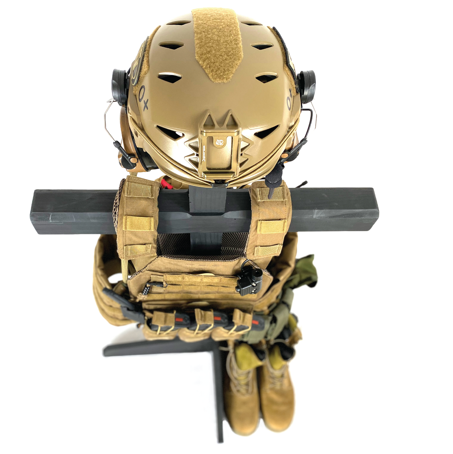 Warrior and Shield Tactical Gear Rack