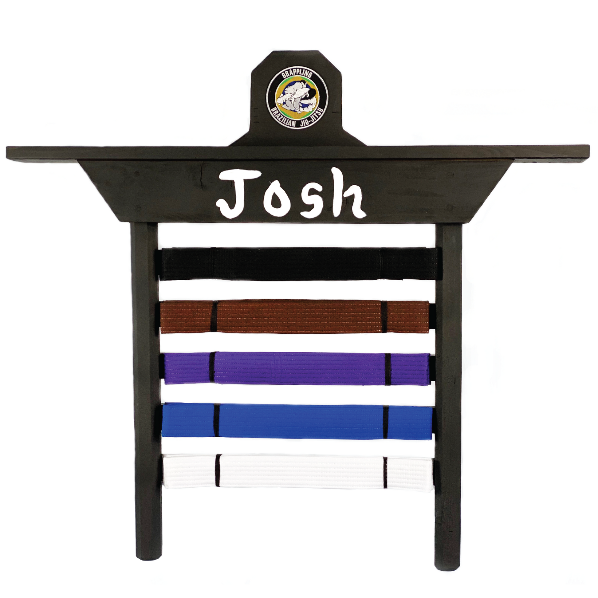 Karate belt holder sales personalized