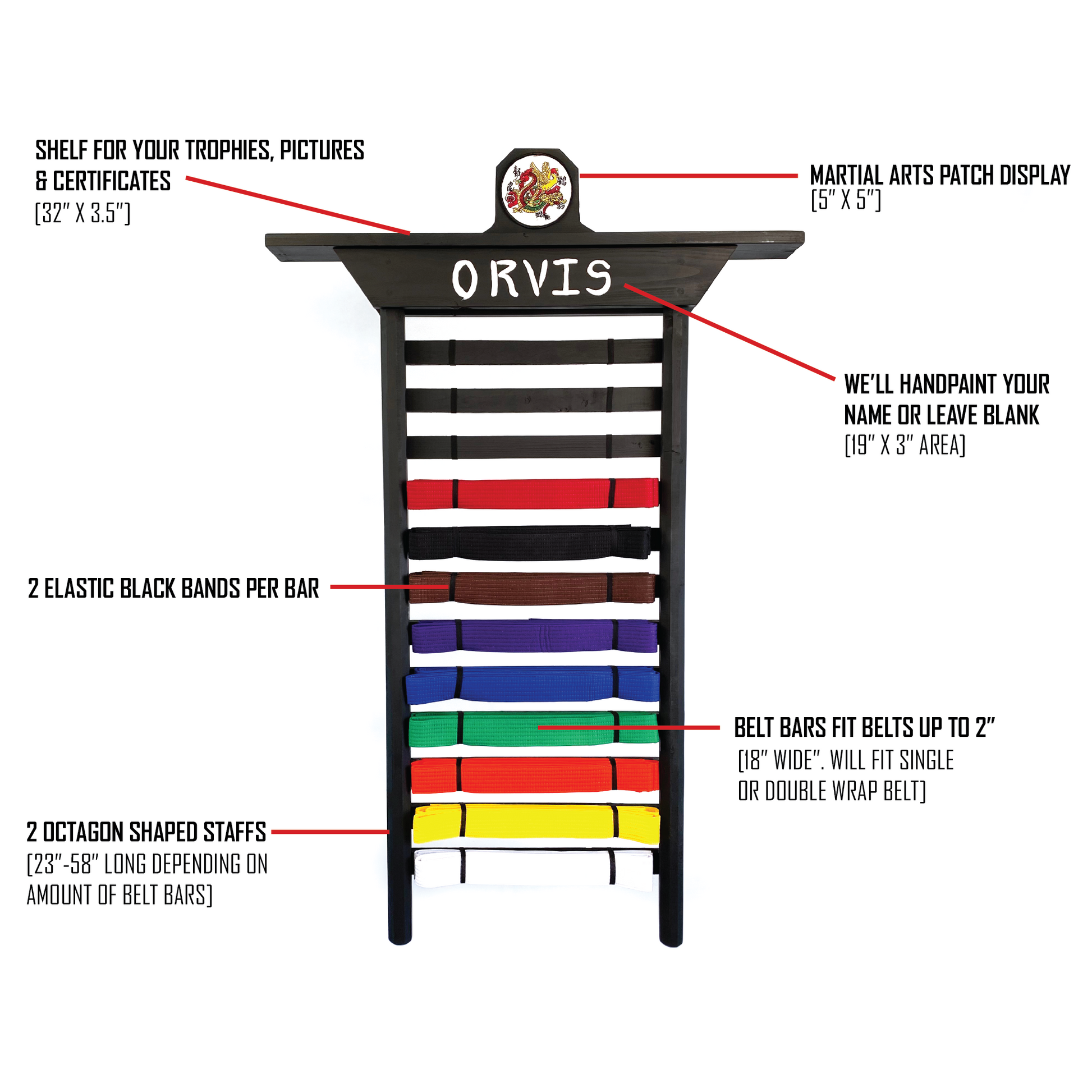 Marine martial arts sales belt